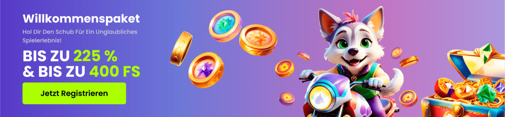 Willkommenspaket Irwin Casino